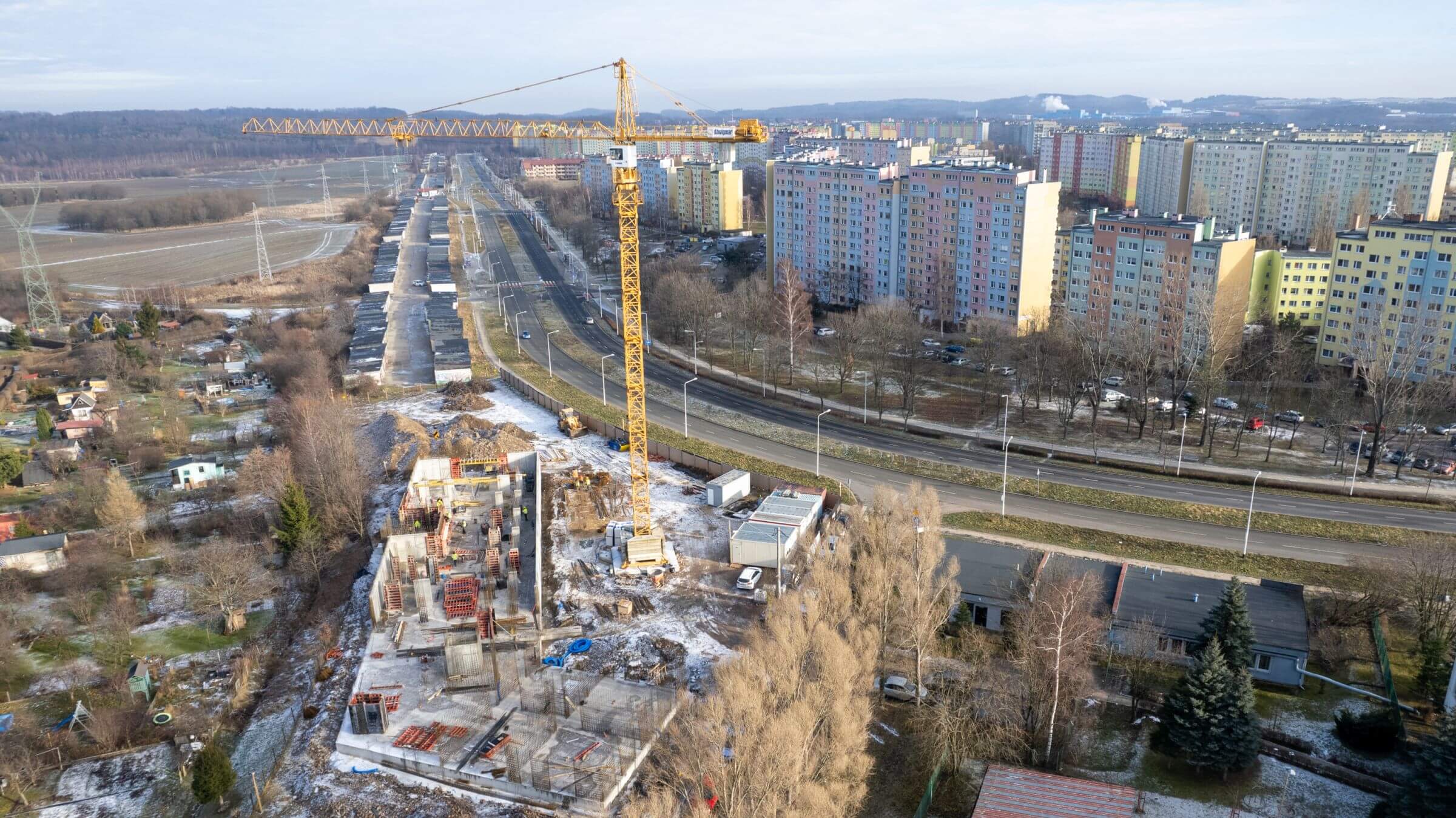 Nowe Podzamcze, Dziennik budowy - Nowe Podzamcze w Wałbrzychu - styczeń 2022