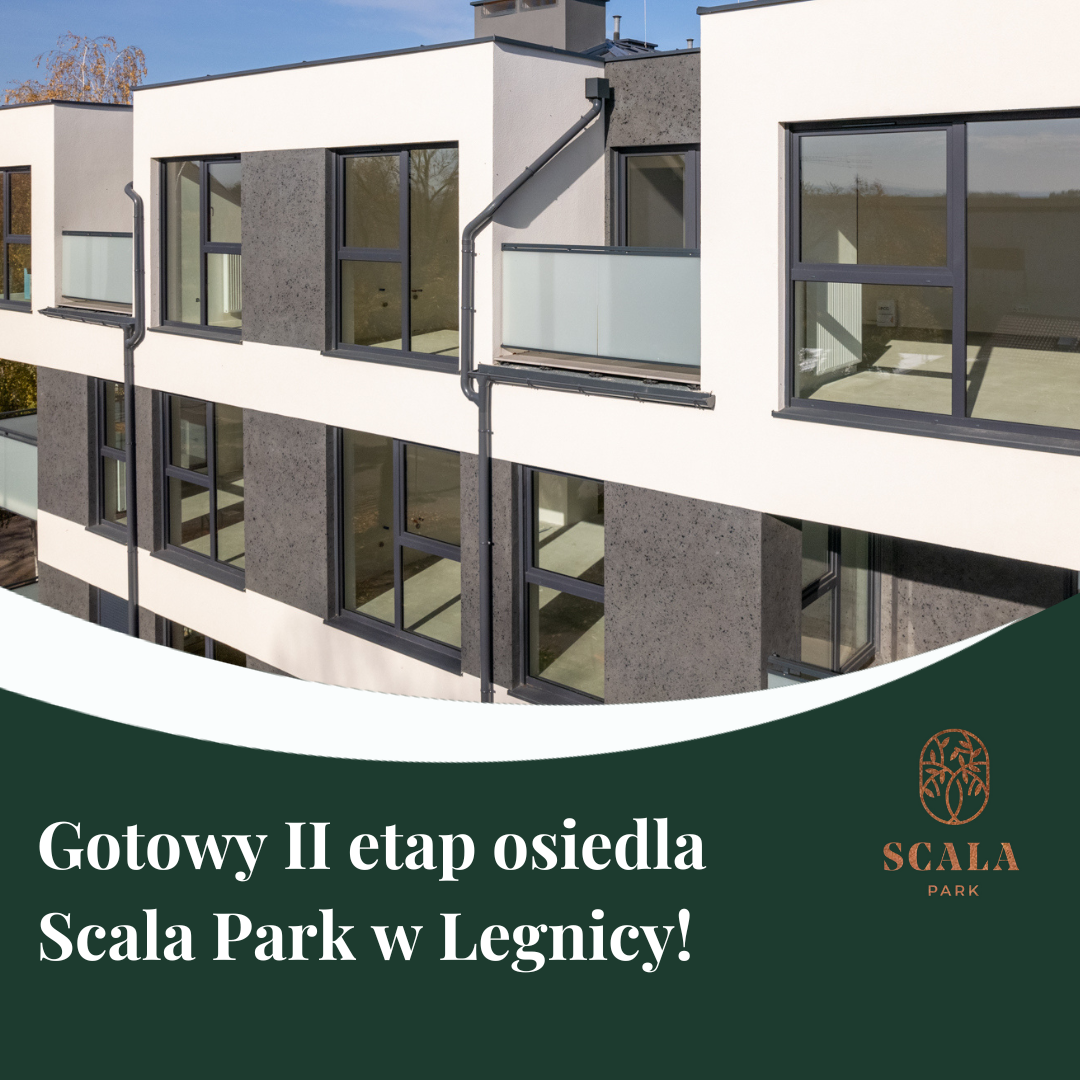 Gotowy II etap osiedla Scala Park w Legnicy!