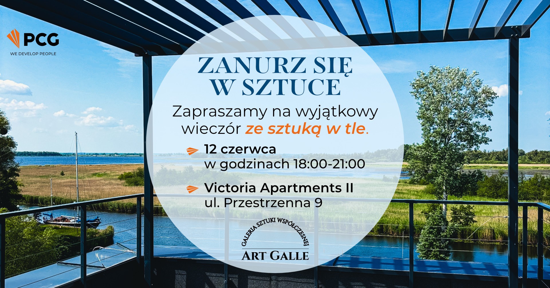 Zanurz się w sztuce. Zobacz więcej – z tarasu nad jeziorem Dąbie